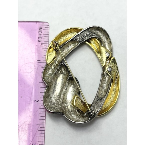 Vintage Jewelry Vintage Two Tone Gold Silver Brooch Pin Poshmark